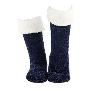 THE COMFY High Quality Slipper Socks Thick  Comfort Socks With Non Skid Sole NEW